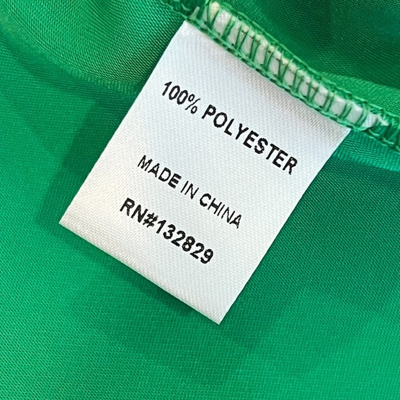 Superdown Kendall Tie Strap Midi Dress Empire Waist Sheath Bodycon Green S - Picture 7 of 7